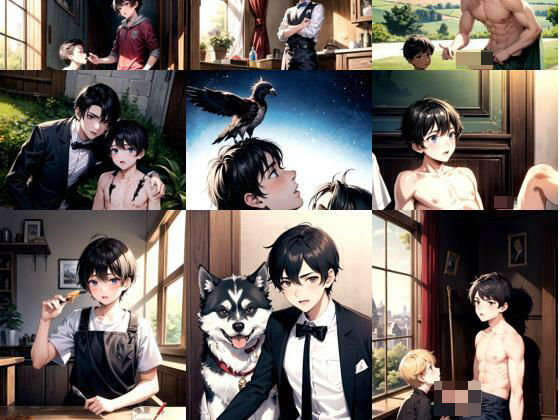 【イラスト・CG集】男根相思相愛｜-くりの森