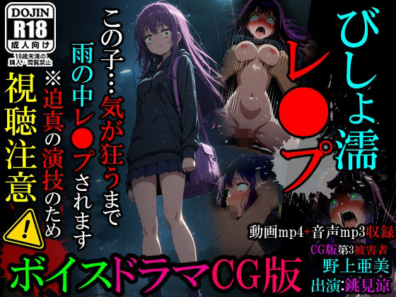 【辱め】【動画】びしょ濡レ●プ01｜-ばななメモリアル