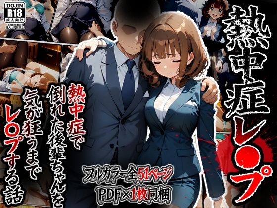 【辱め】熱中症で倒れた後輩ちゃんをレ〇プする話｜-ばななメモリアル