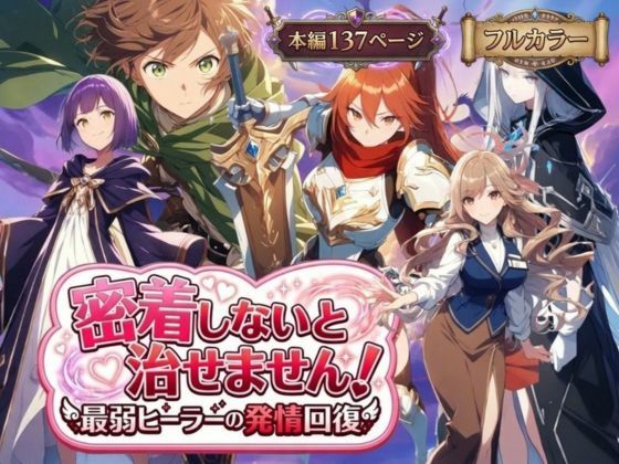 【恋愛】密着しないと治せません〜最弱ヒーラーの発情回復〜｜-らずべりー